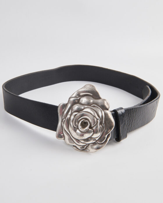 Ремень с пряжкой-розой — фото 2