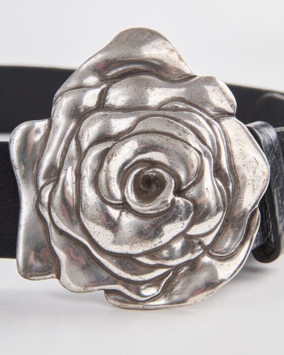 Ремень с пряжкой-розой — фото 3