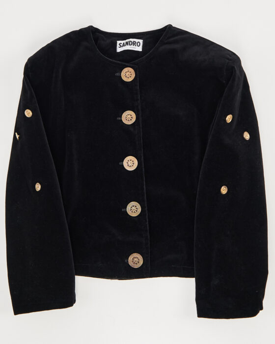 Бархатный жакет Sandro Sandro Paris