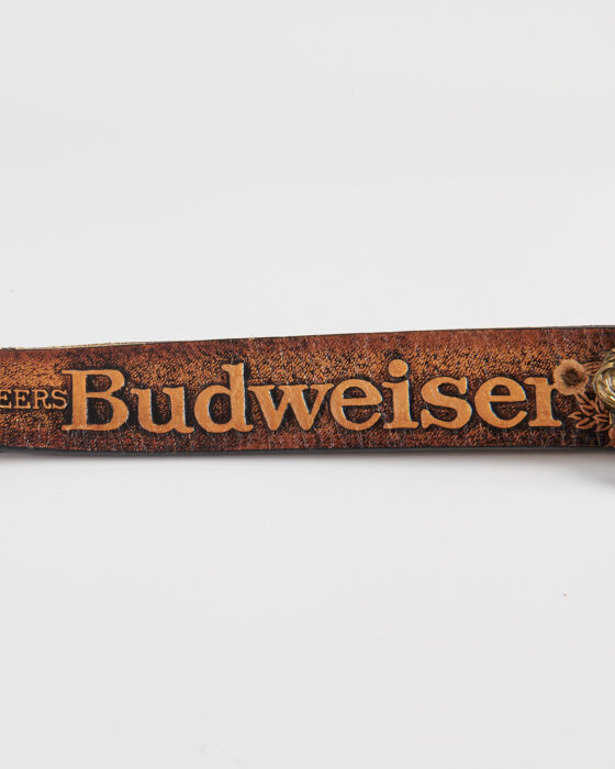 Кожаный ремень Budweiser с пряжкой Budweiser — фото 4