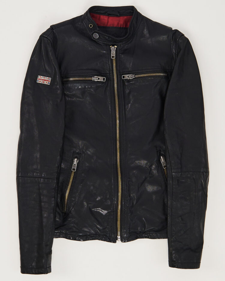 Кожаная куртка Superdry