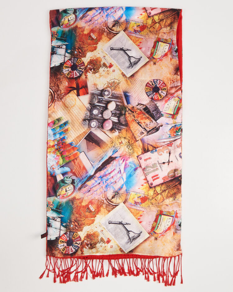 Шелковый шарф