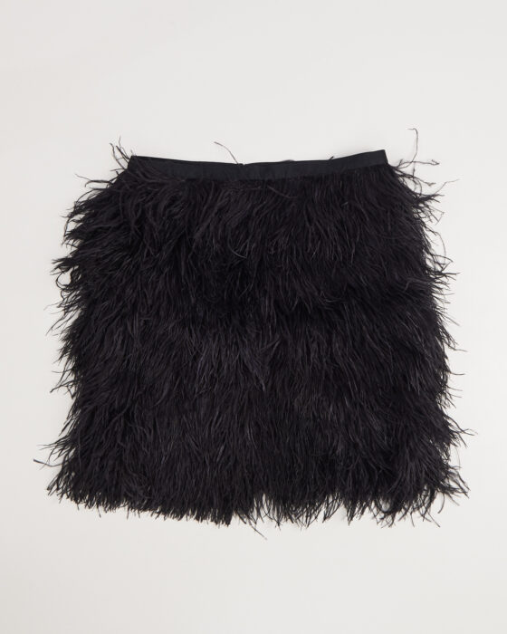 Юбка из страусиного пера roberto rodriguez