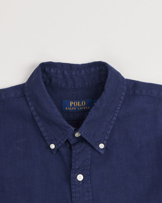 Рубашка Polo Ralph Lauren льняная Polo Ralph Lauren — фото 2