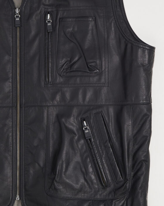 Кожаный жилет Via Cortesa — фото 3