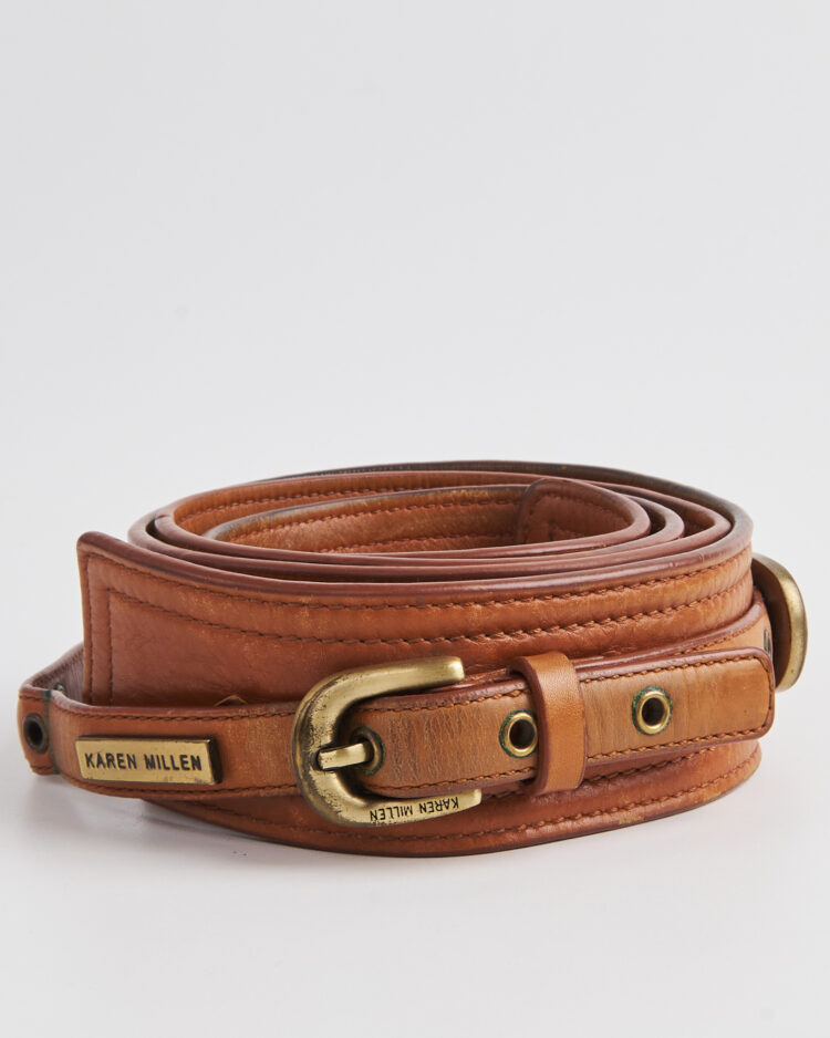 Кожаный ремень Karen Millen
