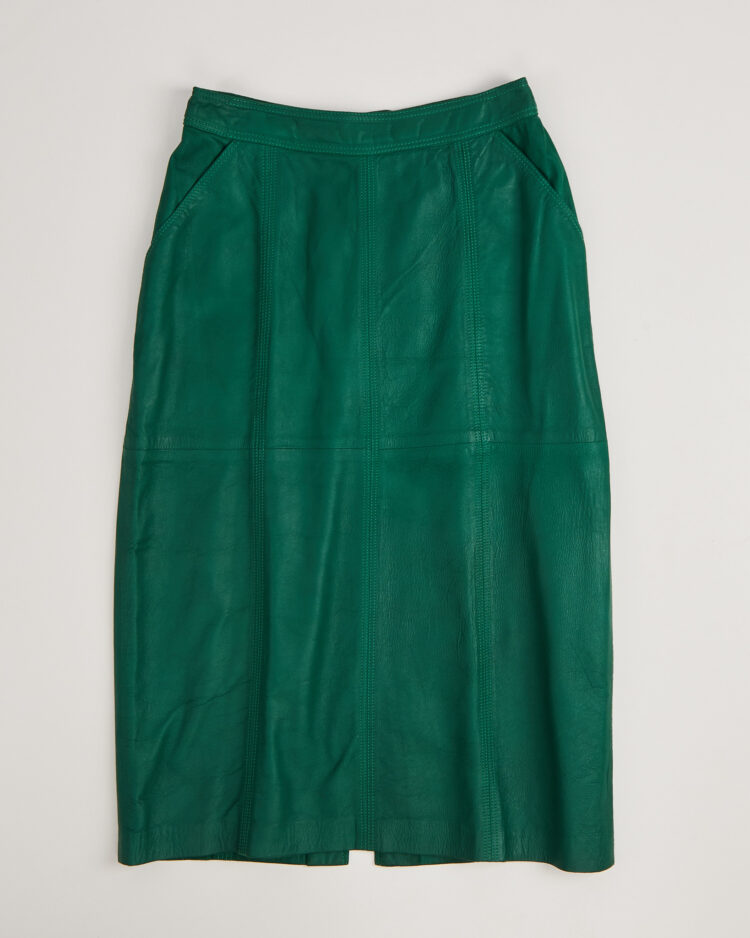 Юбка из кожи