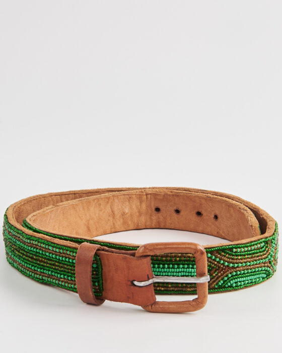 Ремень с бисером