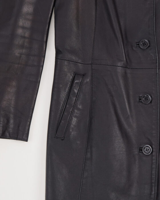 Кожаное пальто Vera Pelle — фото 3