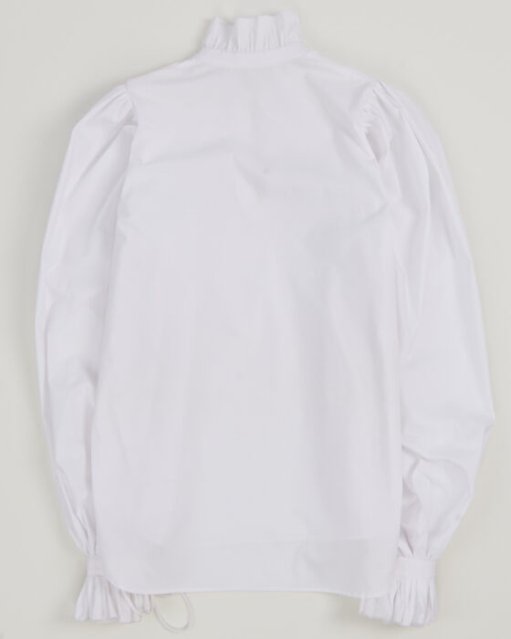 Блуза с викторианским воротником — фото 4