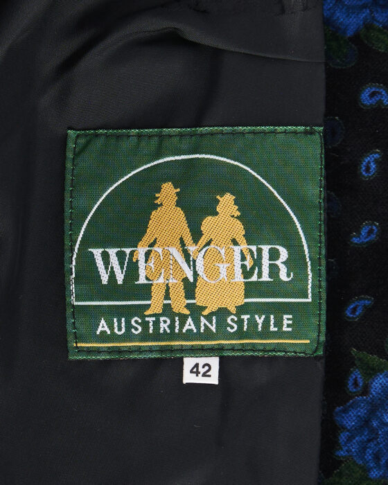 Вельветовый жакет с цветочным узором — фото 5