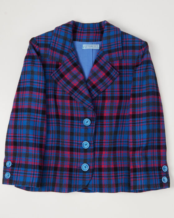 Клетчатый жакет givenchy