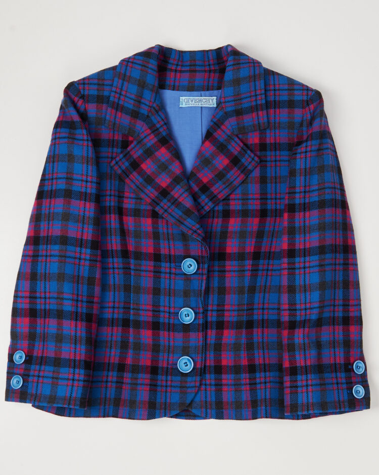 Клетчатый жакет givenchy