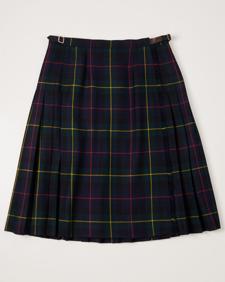 Плиссированная юбка в клетку