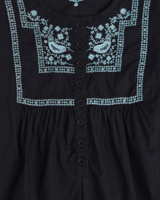 Блуза из хлопка с вышивкой Gudrun Sjoden — фото 4