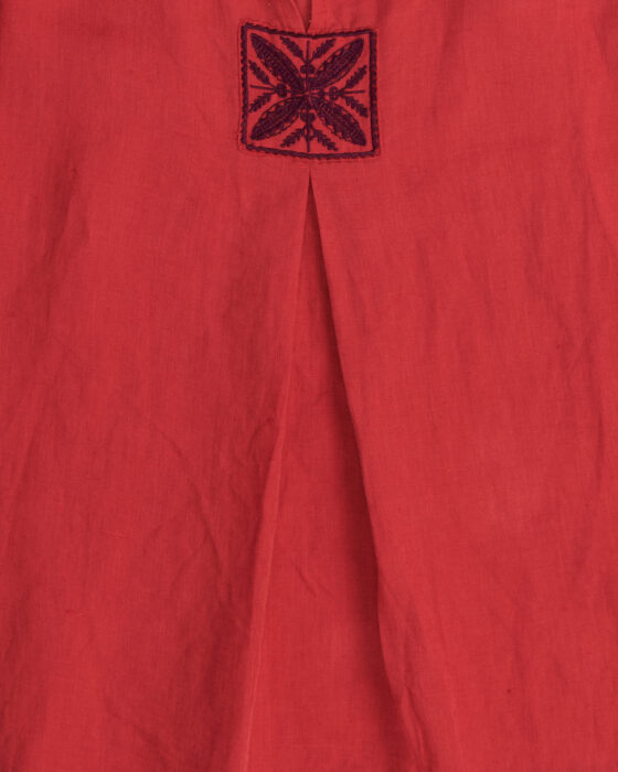 Блуза из льна и хлопка с вышивкой Gudrun Sjoden — фото 4