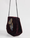 Сумка из бархата с вышивкой — фото 4