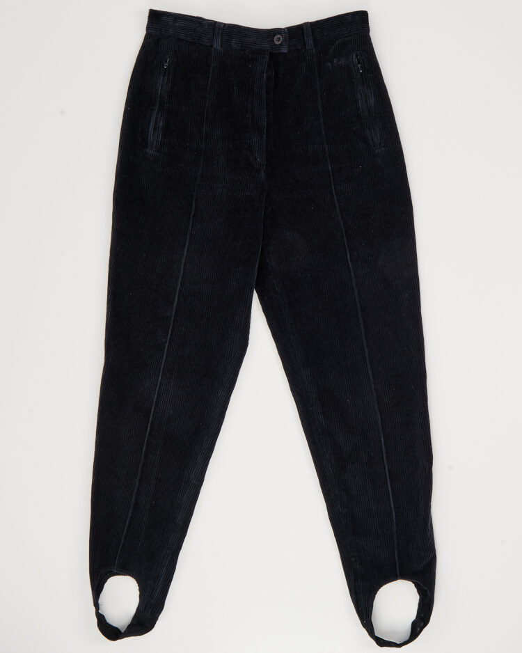 Вельветовые брюки со штрипками