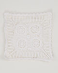 Вязаная наволочка с узором