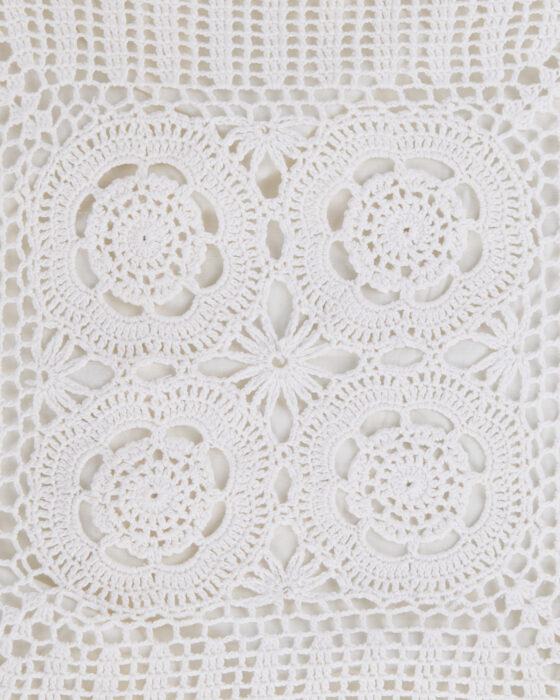 Вязаная наволочка с узором — фото 3