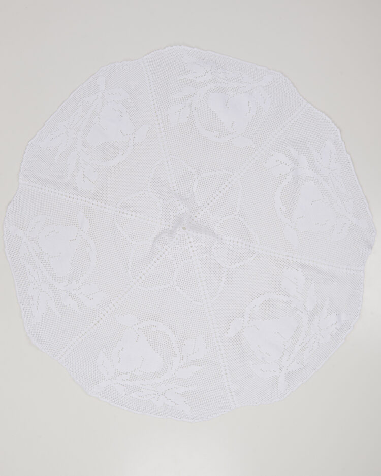 Круглая скатерть с узором