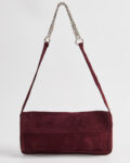 Замшевая сумка с цепочкой