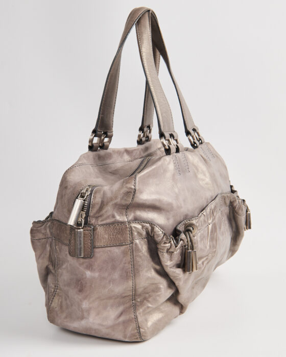 Кожаная сумка Donna Karan Donna Karan — фото 4
