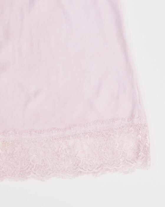 Шёлковый топ с кружевом Sunny studio — фото 4