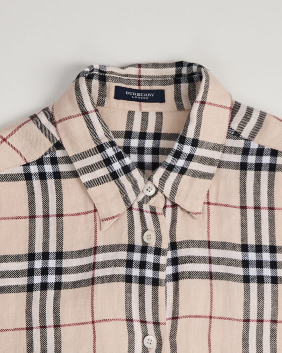 Льняная рубашка Burberry Burberry — фото 3