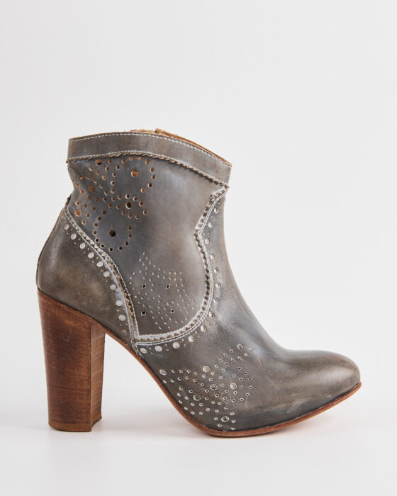 Кожаные ботильоны made in Italy Time & Co