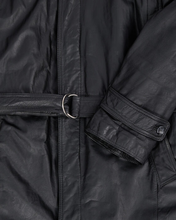 Кожаный плащ — фото 4