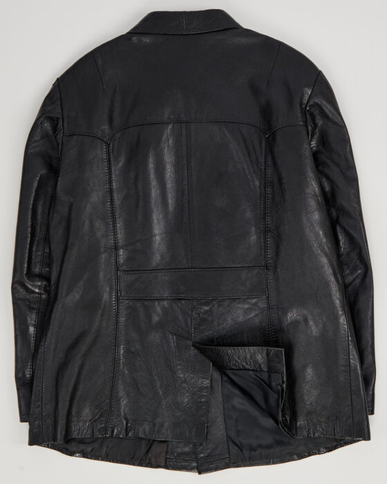 Винтажная куртка из кожи — фото 4