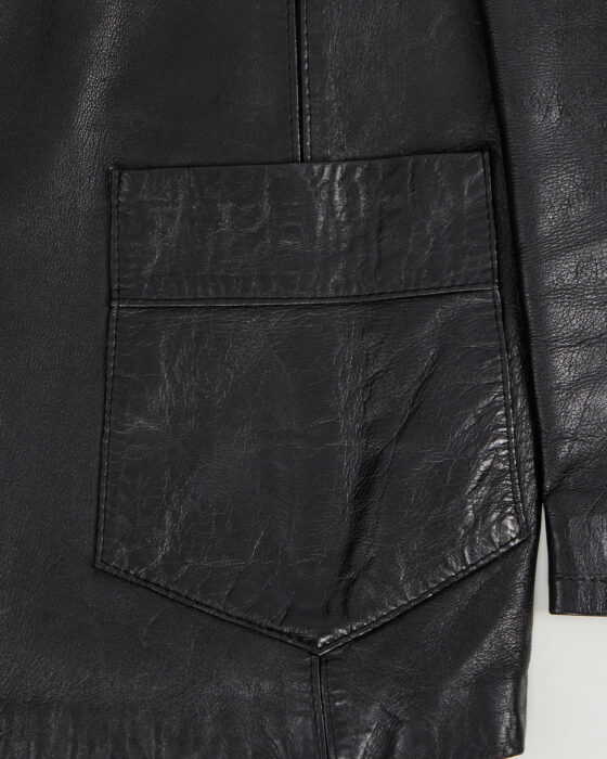 Винтажная куртка из кожи — фото 3