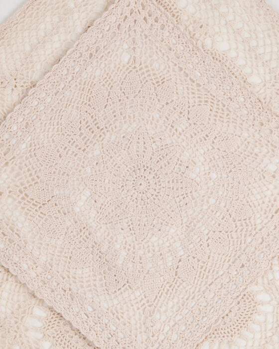 Вязаная наволочка с узором — фото 2