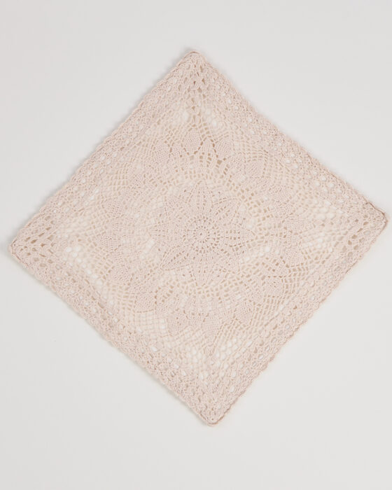 Вязаная наволочка с узором — фото 4