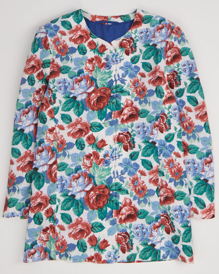 Жакет с цветочным принтом