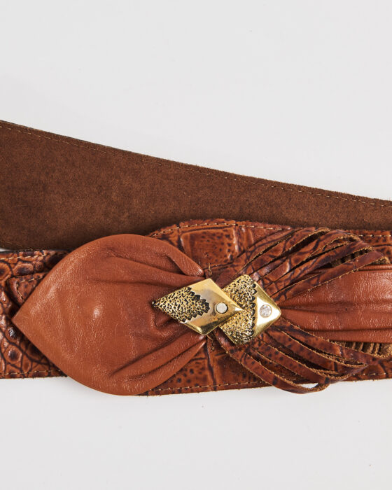 Ремень из натуральной кожи — фото 3