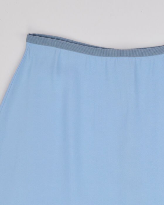 Голубая юбка из вискозы — фото 3