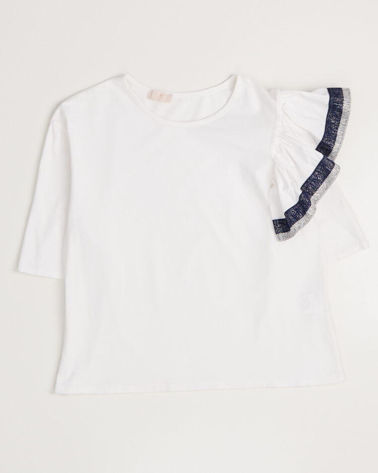 Топ с воланом Made in Italy