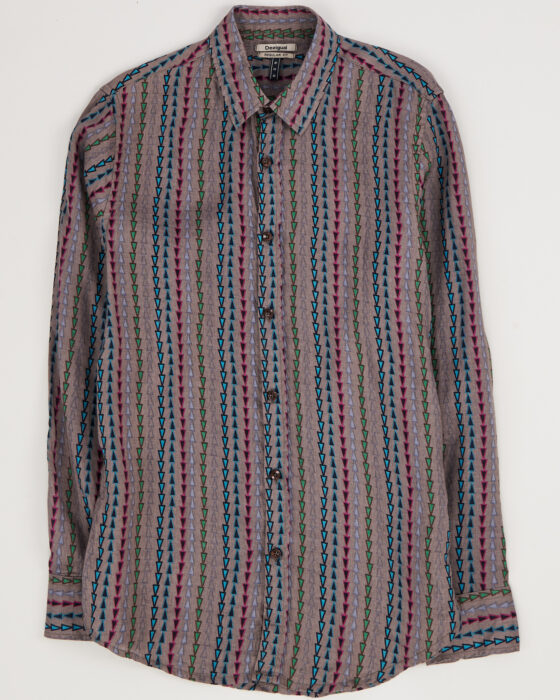 Рубашка из льна Desigual Desigual