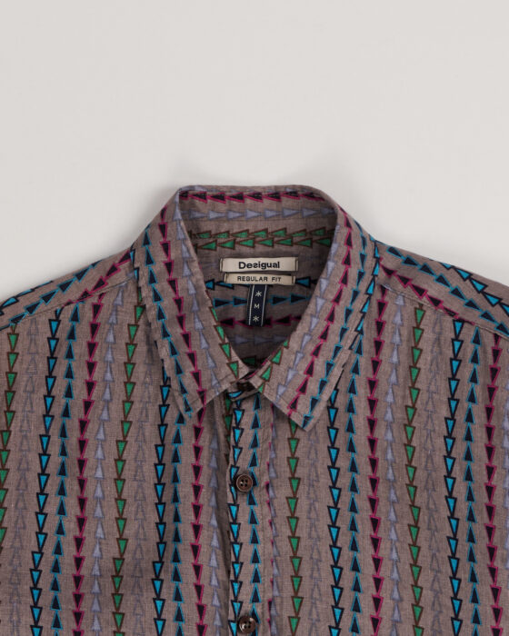 Рубашка из льна Desigual Desigual — фото 3