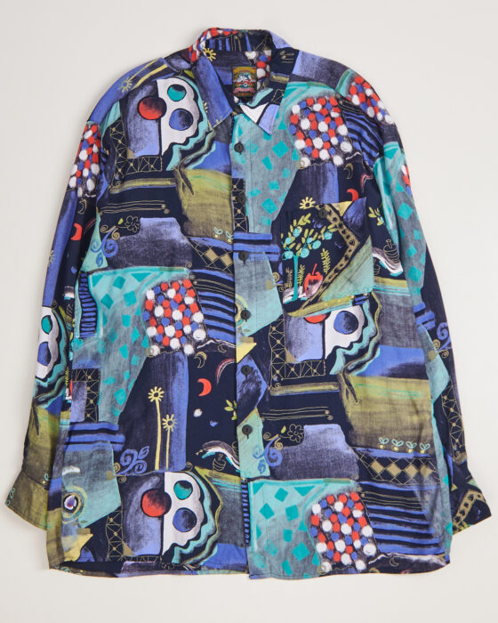 Рубашка в стиле пэчворк