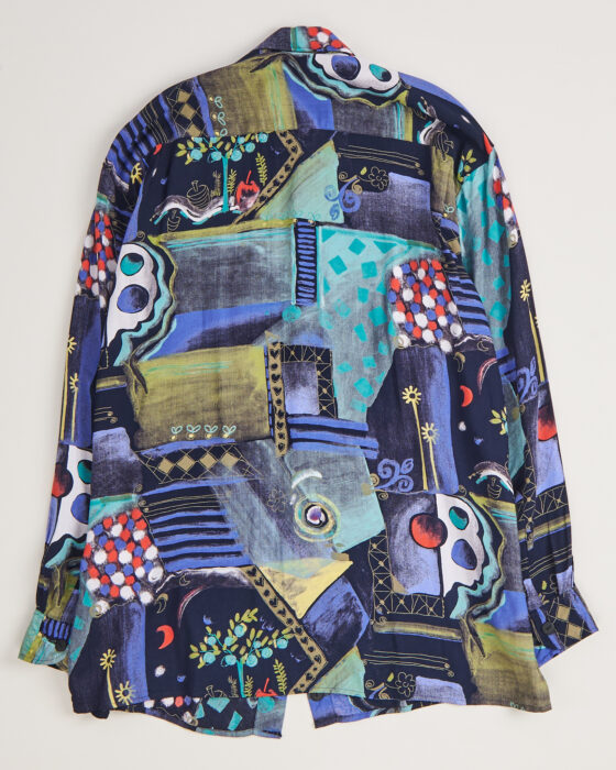 Рубашка в стиле пэчворк — фото 4