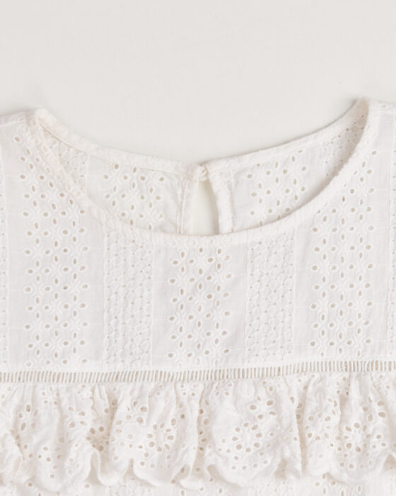 Блуза с ажурной отделкой — фото 2