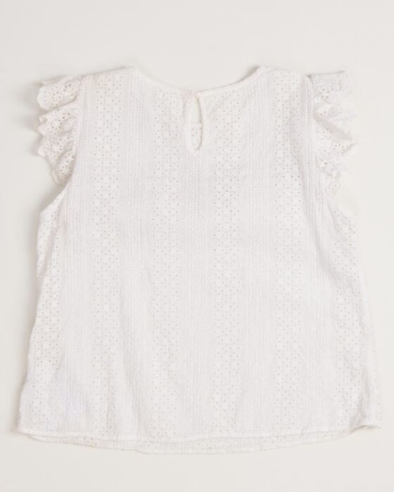 Блуза с ажурной отделкой — фото 3