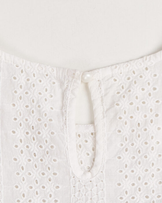 Блуза с ажурной отделкой — фото 4