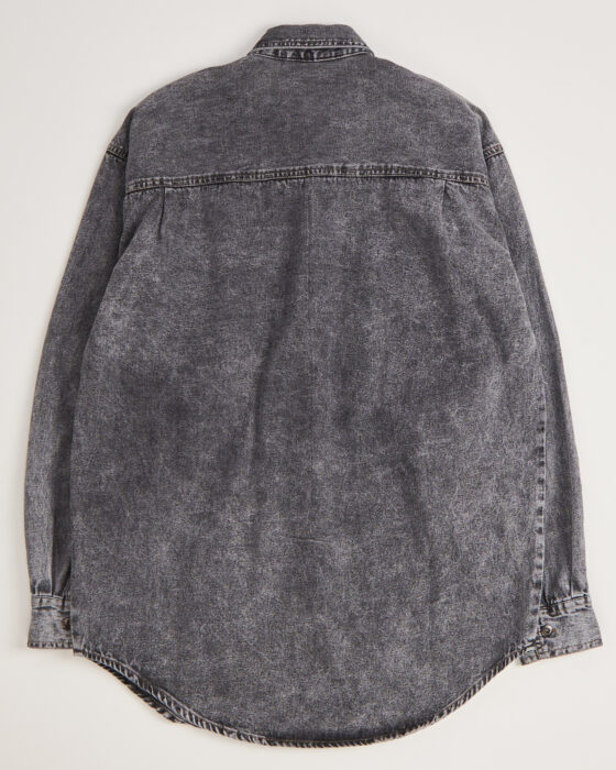 Джинсовая рубашка с эффектом “варки” — фото 5