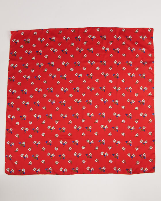 Платок с цветочным принтом — фото 2