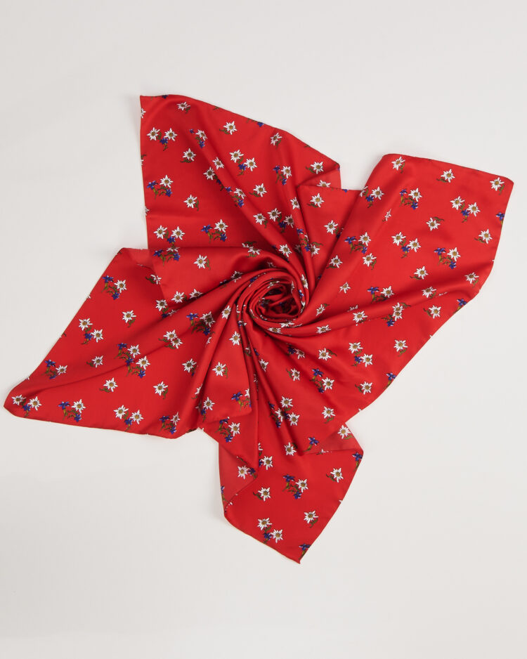 Платок с цветочным принтом