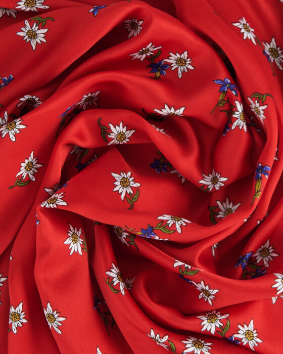 Платок с цветочным принтом — фото 3